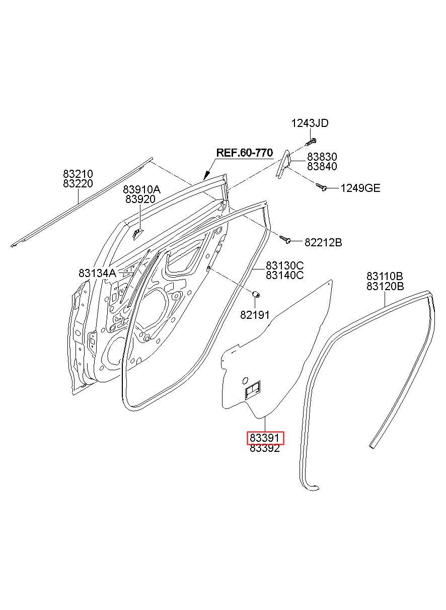 KAPI STİCKER ARKA SOL 83391-1R010-HMC